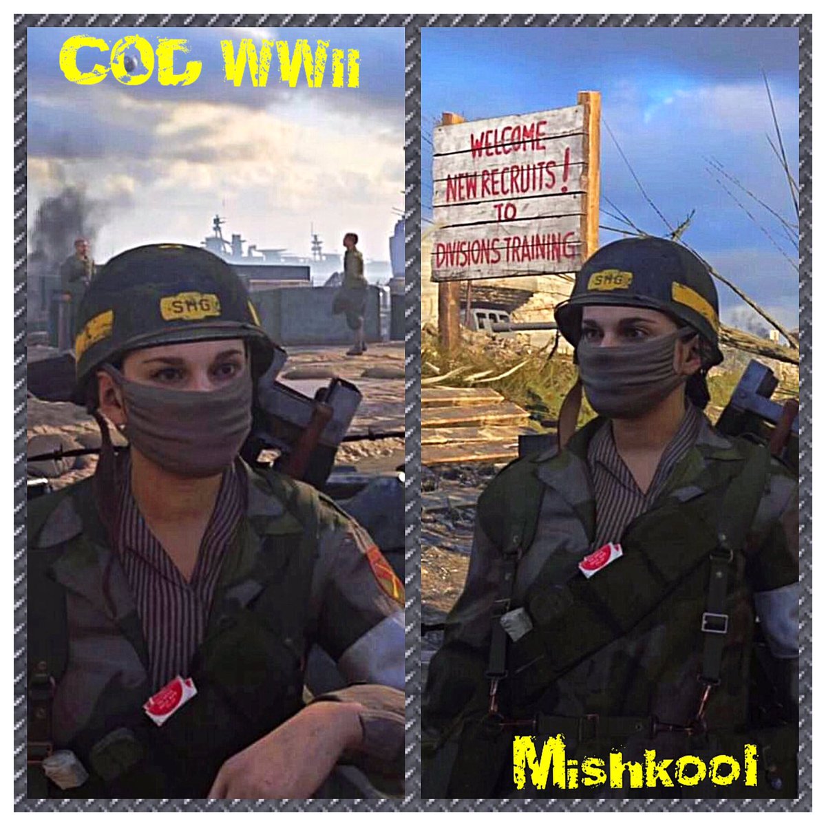 Mishkool's tweet photo. COD WWll.. #gettingmyasskicked #KdisDisgraceful 😂 2kills, 25 deaths.. #teabagged #Noob #isuckatcod not gonna lie 😒 https://t.co/tyutXw7fhZ