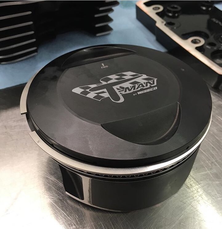 HorsepowerIndy's tweet photo. The new T-Man pistons are 🔥 if you didn’t already know #tmanperformance #vtwinlife #vtwinperformance https://t.co/fIJofaaest