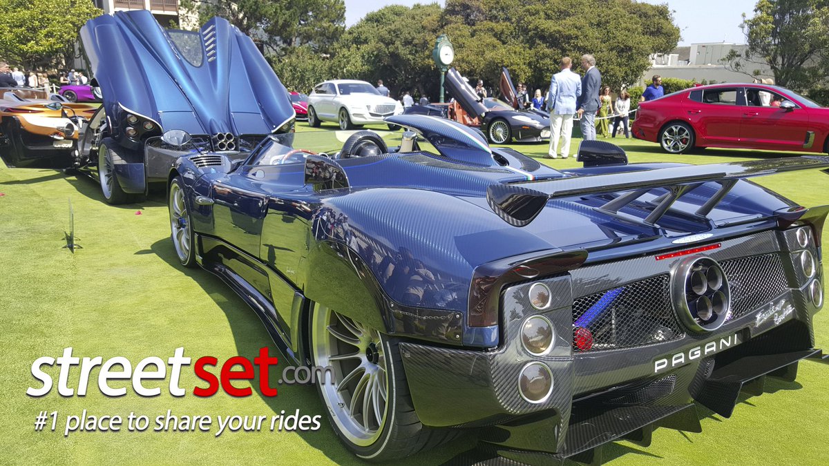 Pagani Huarya... #pagani #huayra #concoursdelegance #pebblebeach #automotiveenthusiast #streetset #follow #like