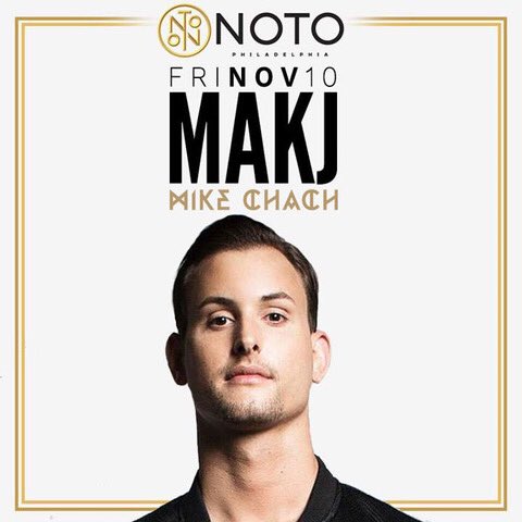Catch me Warmin up for <a href="/MAKJ/">MAKJ</a> at <a href="/NOTOphl/">NOTO Philadelphia</a> Friday night !!