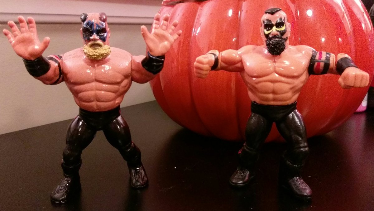 TheTurnbuckle's tweet photo. Latest #WWF #CustomHasbros... The Powers of Pain - Warlord &amp; The Barbarian. @WrestleFigures @HasbroWWFan @WWFHasbroBook https://t.co/qmh1K5L7JV