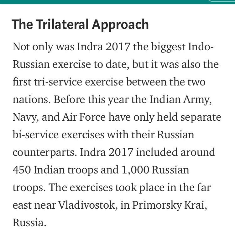2111015's tweet photo. The Biggest Indo - #Russia|n Exercise — #Indra2017 https://t.co/4tiXCWl1wF #military #India https://t.co/vlvLevPBvG