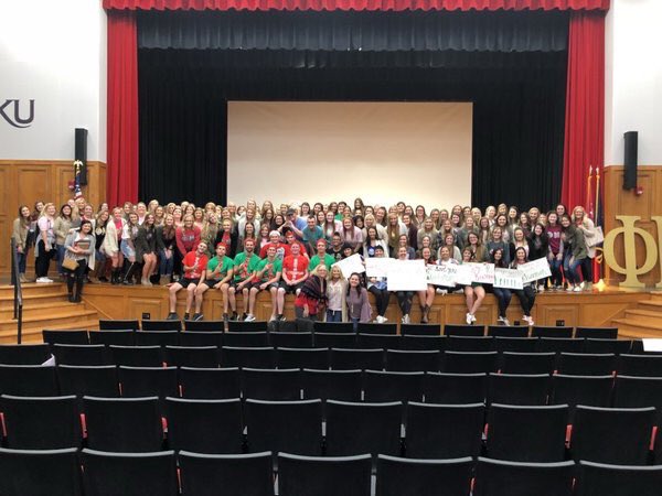 phimuwku's tweet photo. Congratulations to @ATO_WKU and @WKUKD for winning this year’s Chart Toppers and @WKUSigmaNu for getting Fan Favorite! Thanks for all who came out to support CMNH 💕 https://t.co/wgxrR1sEVp