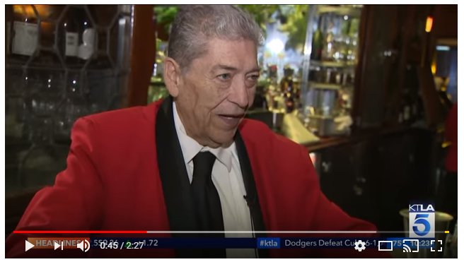 To honor Ruben’s 50th anniversary working at Musso’s, family and staff threw a party. And <a href="/KTLA/">KTLA</a> stopped by! [VIDEO] youtu.be/WW3JAQFSorI