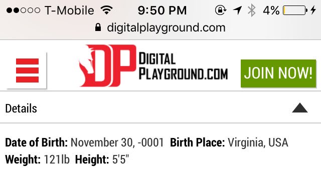 Wow my birthday is definitely December 25th 1998 and I definitely weigh 98lbs 😕 https://t.co/Q857nFZ
