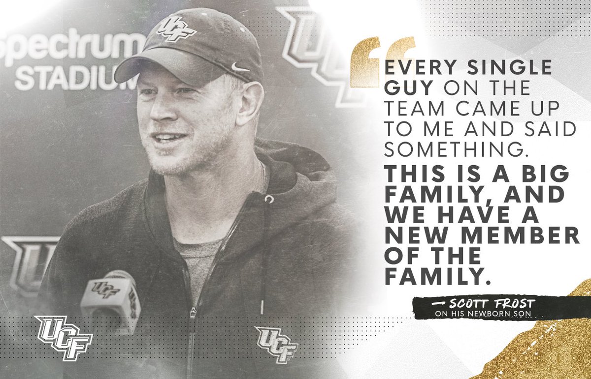UCF_Football's tweet image. A huge day for the newest member of our #UCFamily 😁

More Baby #FrostBytes 👉 ucfknights.com/news/2017/11/9…
