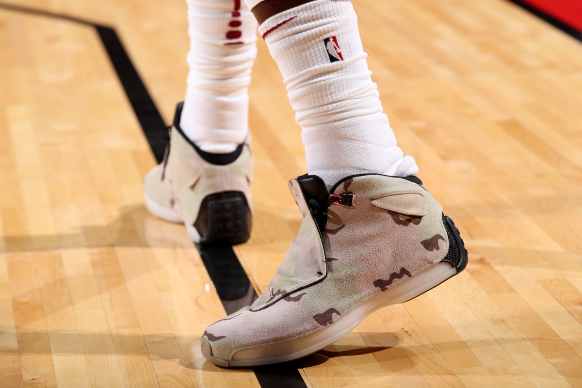 cavs's tweet photo. These #CavsRockets kicks have combined for 49 points so far tonight. 🔥🔥🔥

📸: https://t.co/JeOxTALoCw https://t.co/cI40od465x
