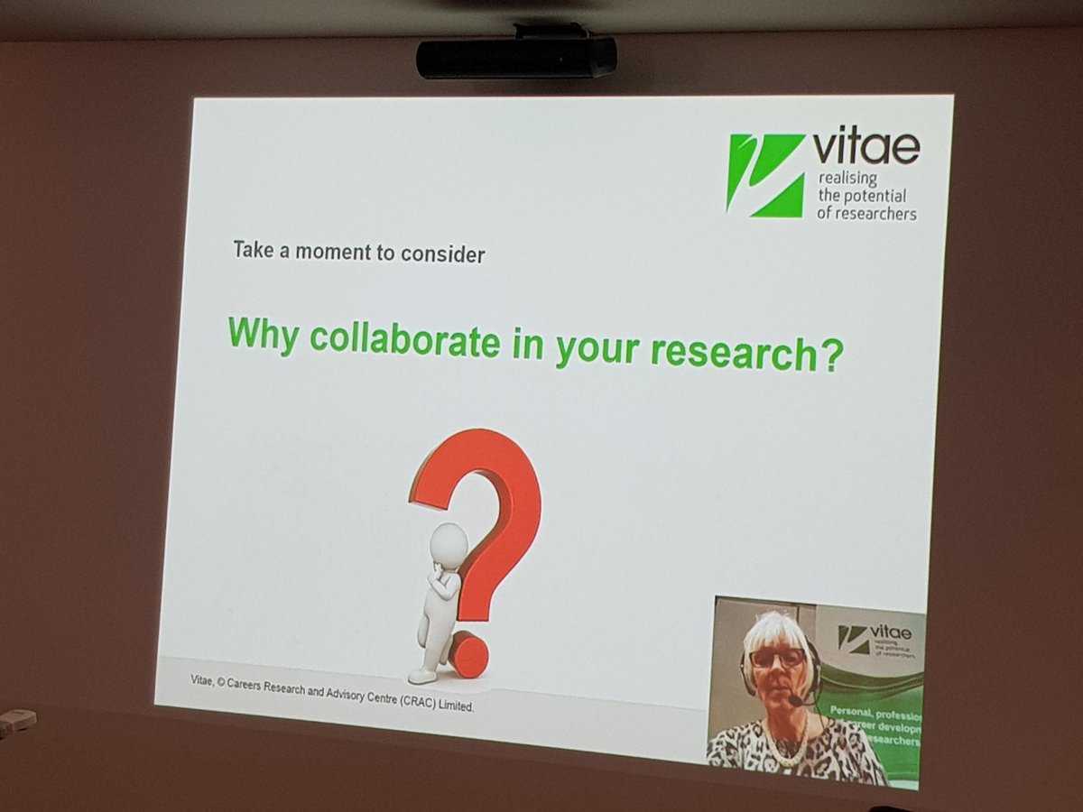 MeganPaullPerth's tweet photo. Many good reasons to collaborate in the global research ecosystem @Vitae_news director Alison Mitchell #ChangingResearch @MurdochUni https://t.co/aV2dWdV21D
