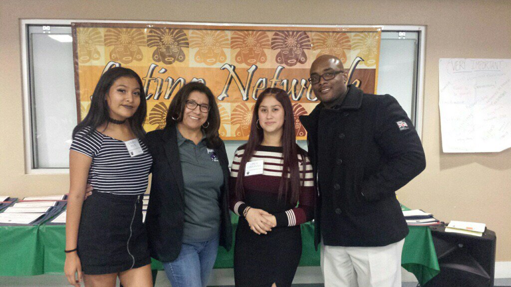 Our students representing at the Latina Network Seminar. Great young people