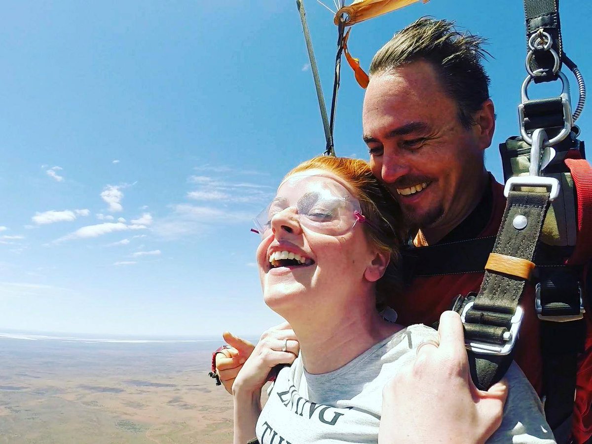 This is what happyness looks like :) <a href="/SkydiveUluru/">Skydive Uluru</a> #redcentreNT #NTaustralia