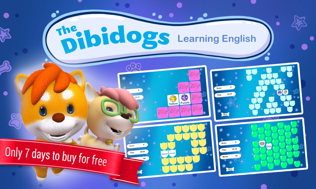 WhisperArts's tweet photo. The game will be available for free download from 10 to 17 November.
To download the game on your device click the links below:
iOS: https://t.co/1Dr21OG9Hn
Android: https://t.co/2Prhaj7cp1
Windows: https://t.co/elbFQgYJ76
#game #english #learningenglish #thedibidogs #dibidogs https://t.co/MoT9fDwxes