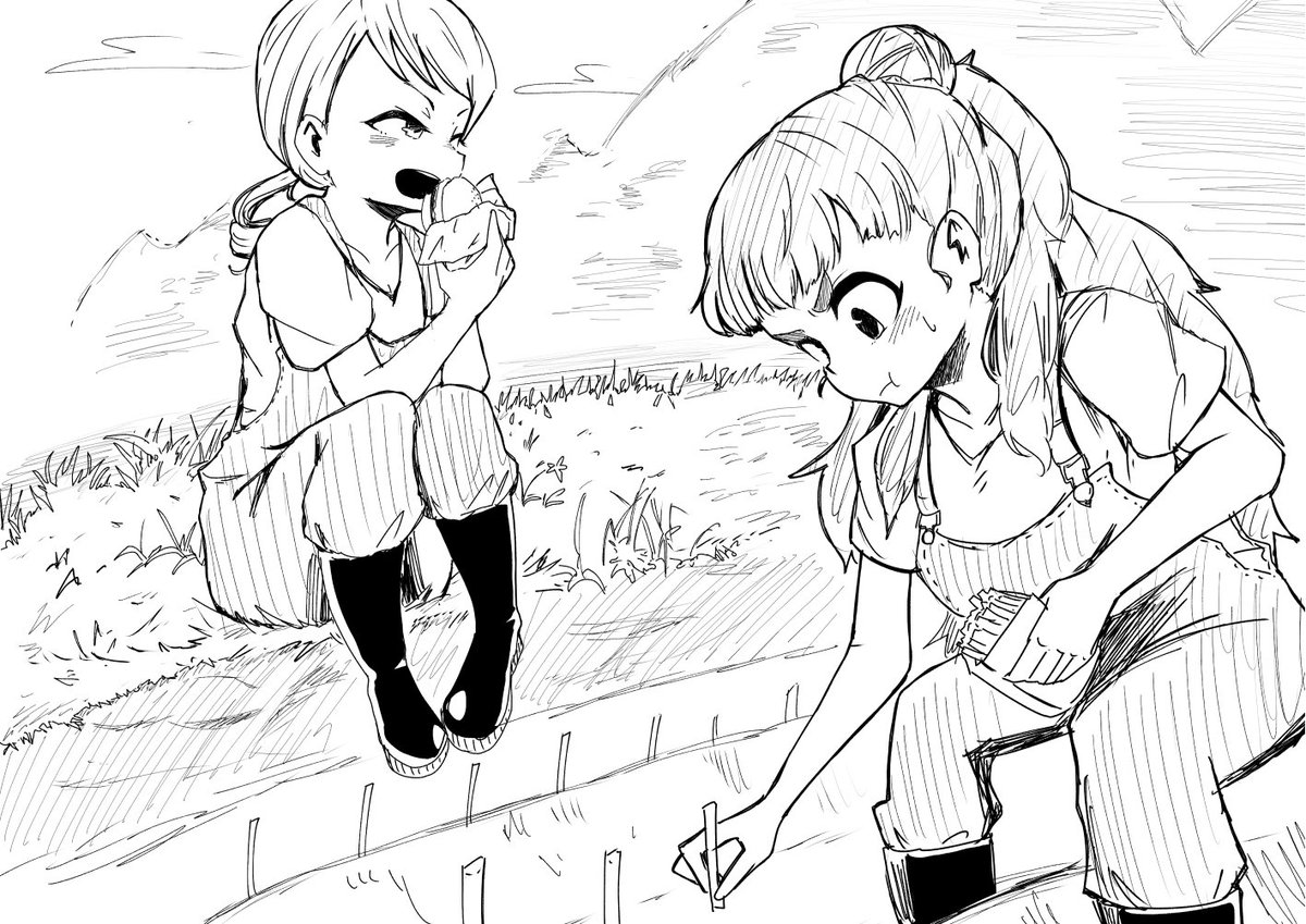 芋植える 