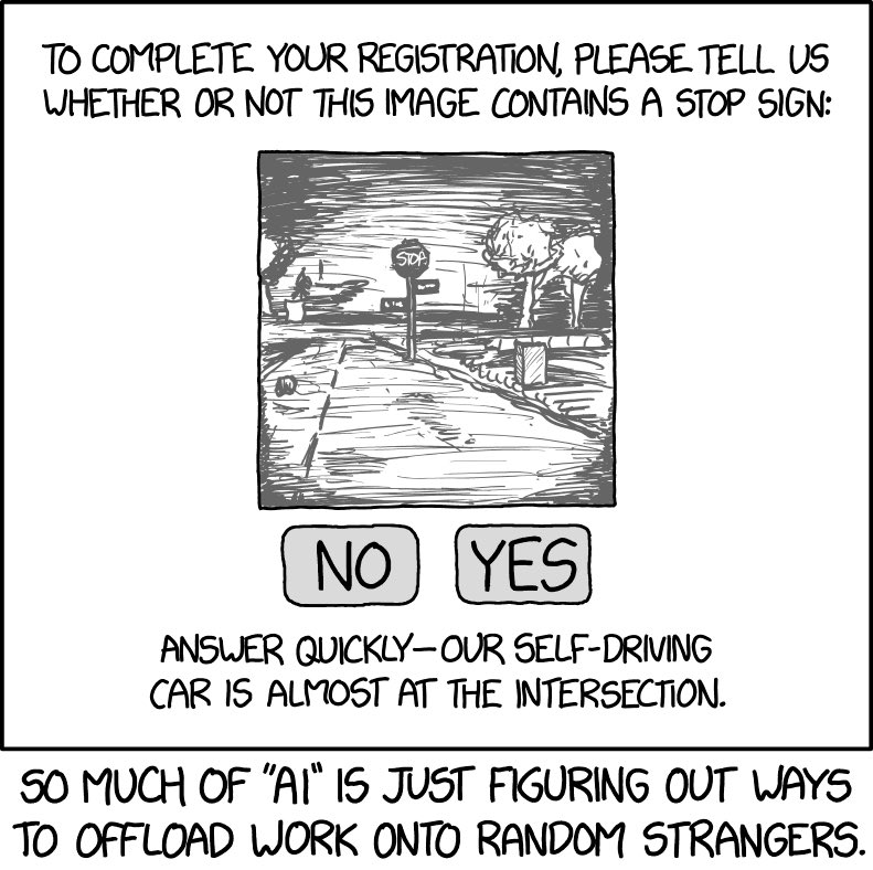 nixcraft's tweet photo. Lolz. The truth about Google reCAPTCHA 🤣 Via https://t.co/bOLstlMuV2 https://t.co/ny4XnKl0Vk