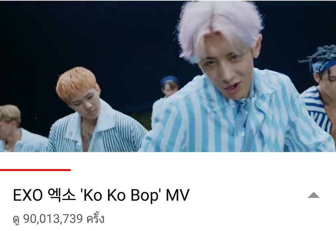 ChanHomeTH's tweet photo. 171110 เอ็มวีเพลง KoKoBop🌴 เวอร์ชั่นเกาหลีของหนุ่มๆเอ็กโซ มียอดวิวเข้าชมในเว็บไซต์ Youtube กว่า90ล้านครั้งค่ะ 🎉🎊 https://t.co/j2hZEqwmyD