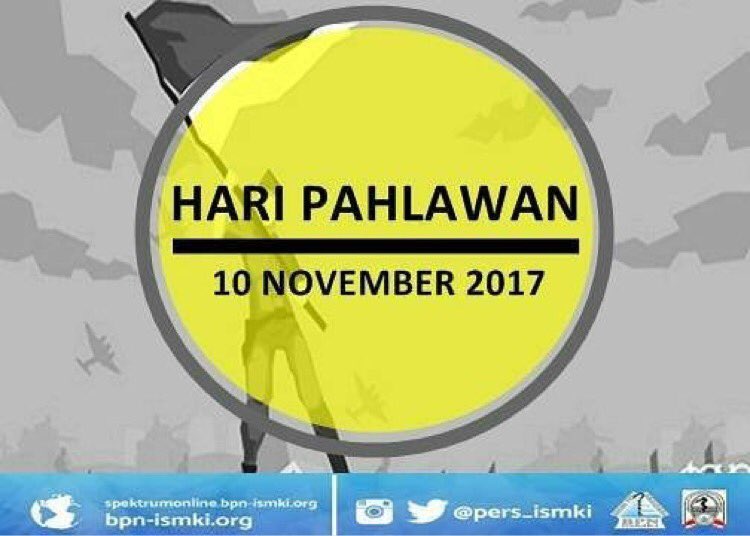 Selamat Hari Pahlawan 10 November.
#HariPahlawan
#BPNISMKI