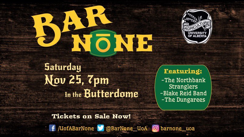 UofAALES's tweet image. Bar None is back on campus! Find out more here: ow.ly/4AjK30gtrNj #ualberta