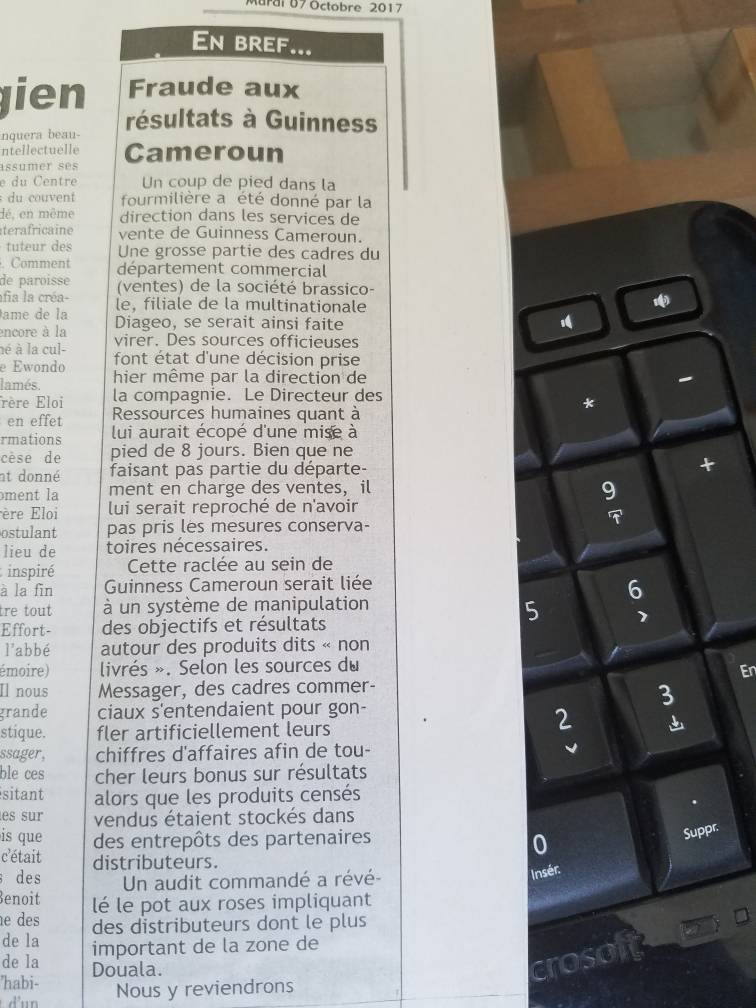 MireilleTchiako's tweet photo. Sérieux? Si oui, ça c'est du #237game
#Guiness #Alcool #Cameroun https://t.co/wILeEF9PGg