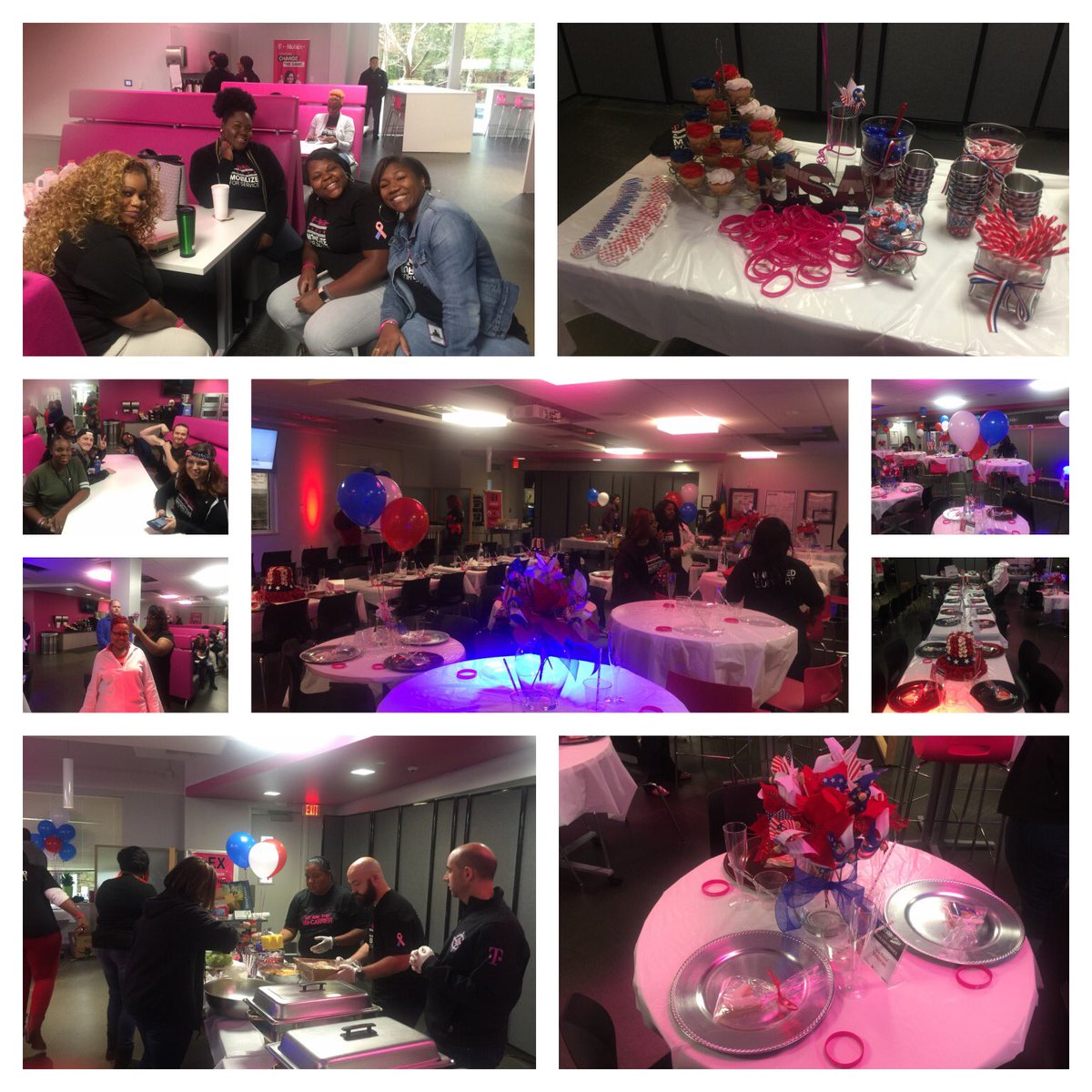 EMowjee's tweet photo. Today we honored our Magenta Veterans and what an emotional day this has been for the 205 ! Not a dry eye in the house. TMobile is an amazing company and today I was reminded once again how lucky we are for working for the Magenta!!!@m_wan4life @CallieField https://t.co/UL0pKRJ4yN