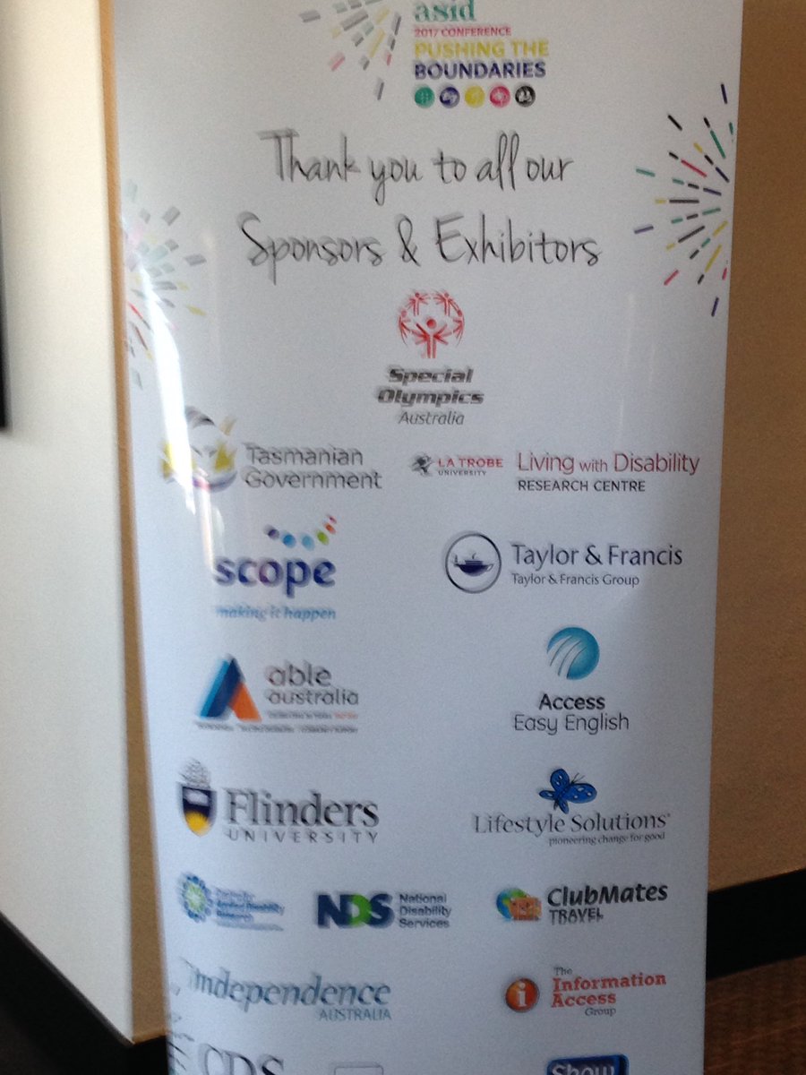 accesseasyengli's tweet photo. Thanks to #asid2017 conference committee. Great engagement, networking &amp; conversation. https://t.co/fAYQTyHEob