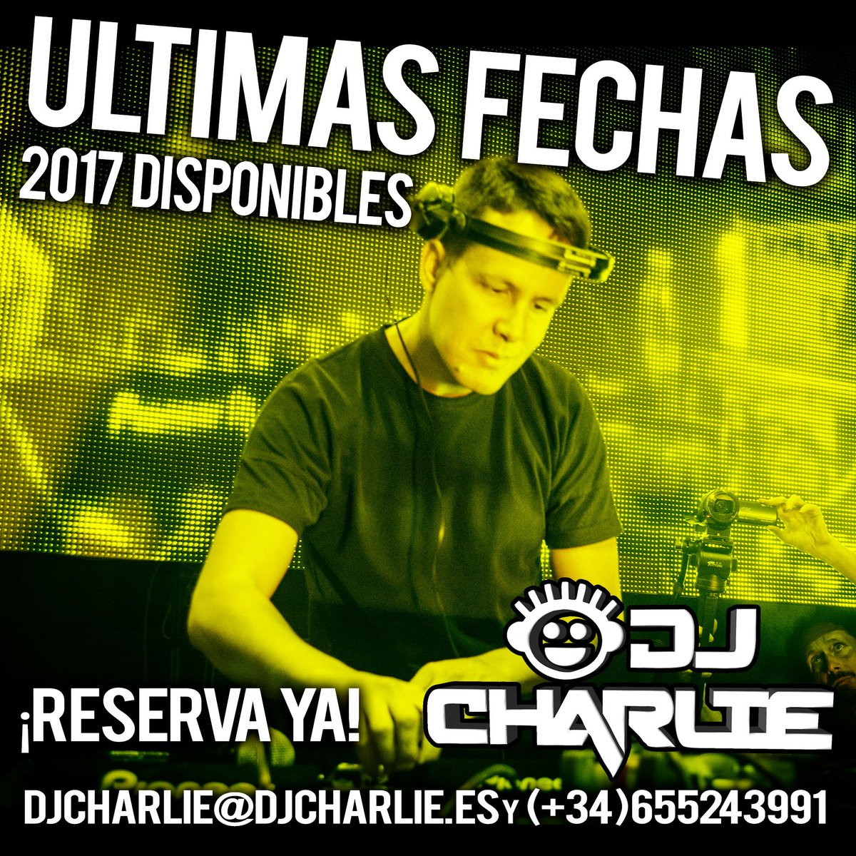 djcharliestyle's tweet photo. ¡No dejes pasar la oportunidad de llevar LA FIESTA a tu discoteca, evento o festival con @djcharliestyle ! 🔥 El radio DJ más conocido en Galicia 🎉
¡ÚLTIMAS FECHAS!🎉 --> https://t.co/4oI6UOeDij #djcharlie #party #ultimasfechas https://t.co/Us4rwP27mB