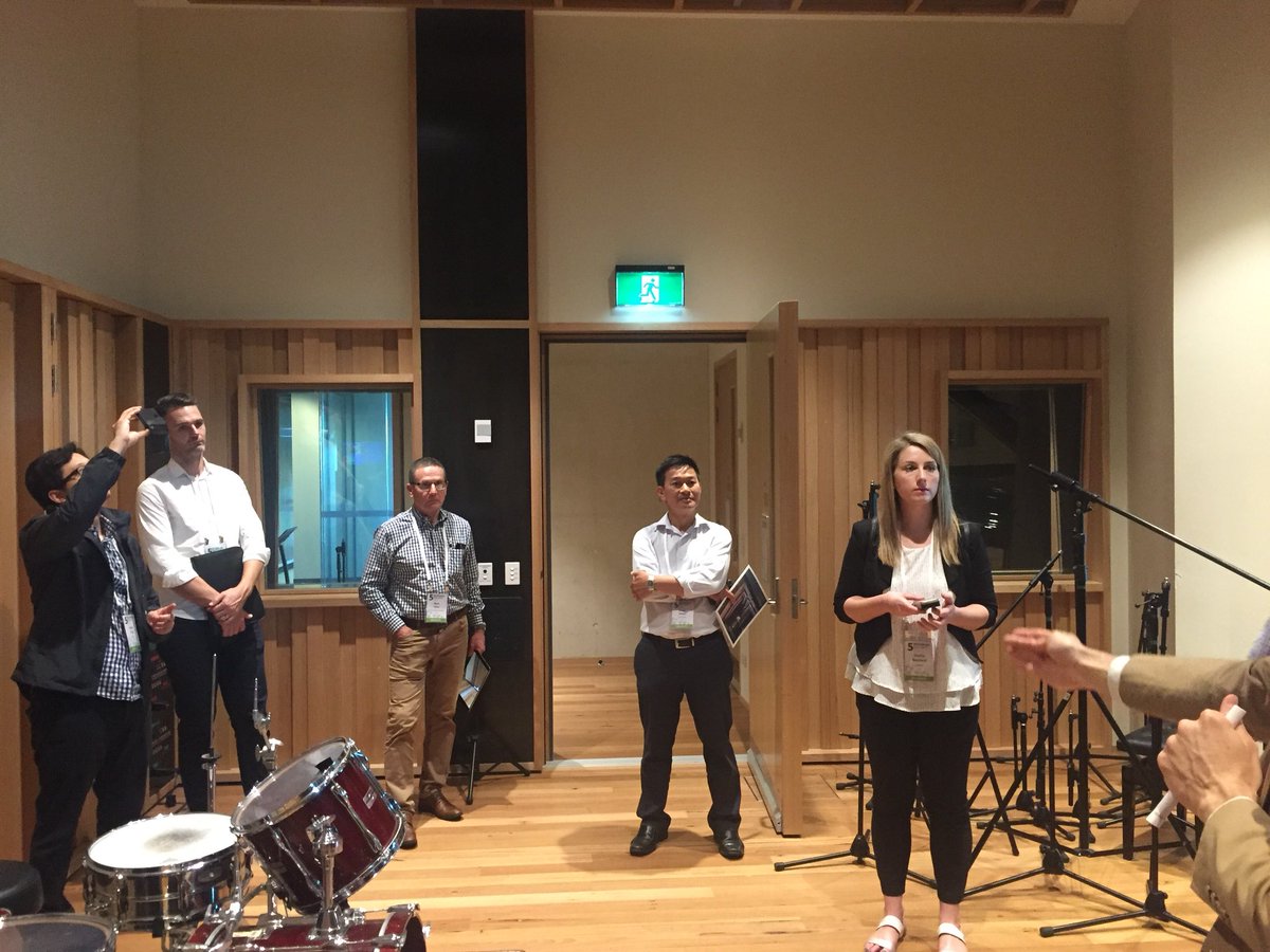 Making the effort to sit down in every setting <a href="/QUT/">QUT</a> Creative Industries #leardo17 site tour. Lots of encounters! Great variety of acoustics.