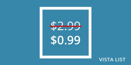 Vista_List's tweet photo. Vista List is now $0.99! Get it while it is hot! #ios #productivity #motivation #app https://t.co/mjg3bcipJP https://t.co/4ZmiNB1YRX