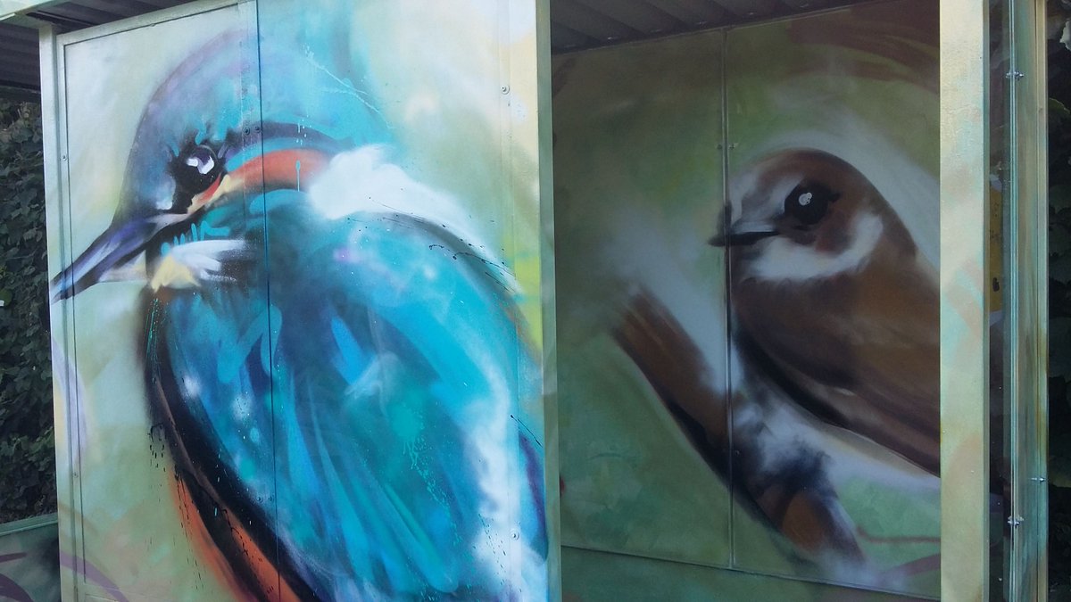 TAssemblyRooms's tweet photo. Have you seen these bus stops on your travels? A project with local artists and schools so you can #CatchArt while waiting for a bus https://t.co/bSjgTA9Rky