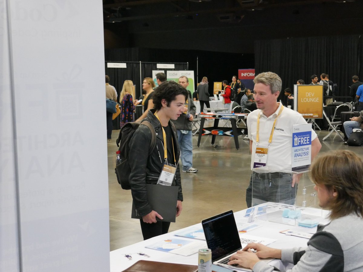 CodeValue's tweet image. It was great meeting the awesome folks from Austin at @DeveloperWeek at the #CodeValue booth and at @VladimirNovick's talk about #ReactNative. Hope to keep in touch 😀