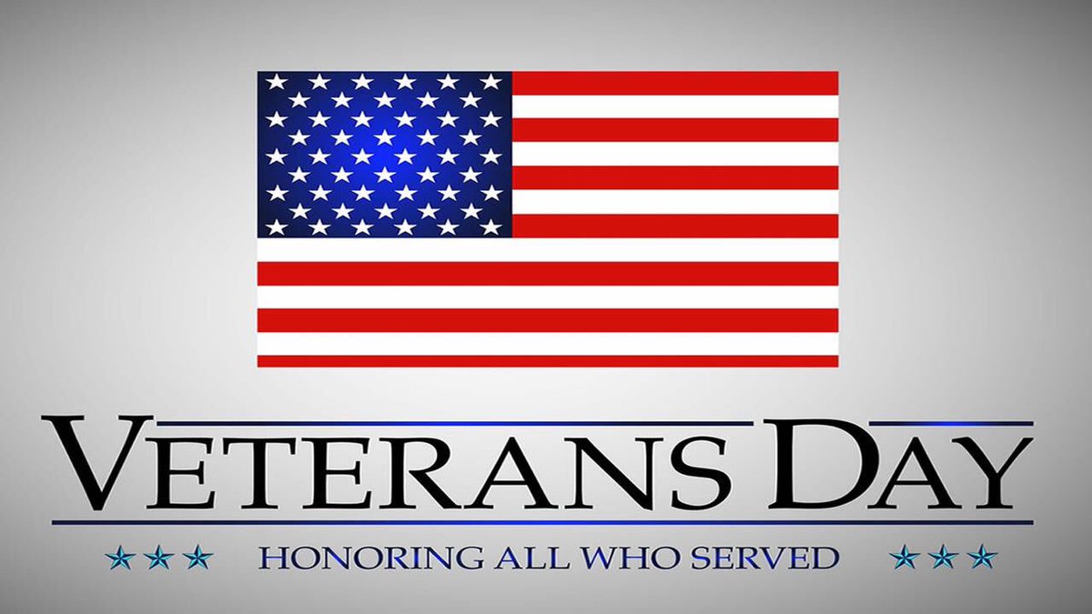 Thank you Veterans for your service to our nation.