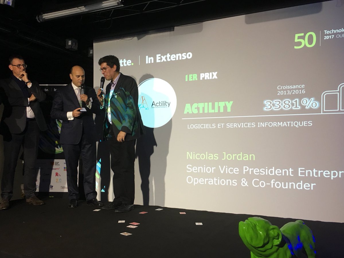 DeloitteFrance's tweet photo. #Fast50 Bravo à @Actility, @Opti_Marche et @akeneopim, lauréats du palmarès Ouest ! 3 381% de croissance entre 2013 et 2016 pour le n°1 @Actility #croissance #technologie https://t.co/djcX0vwfzq