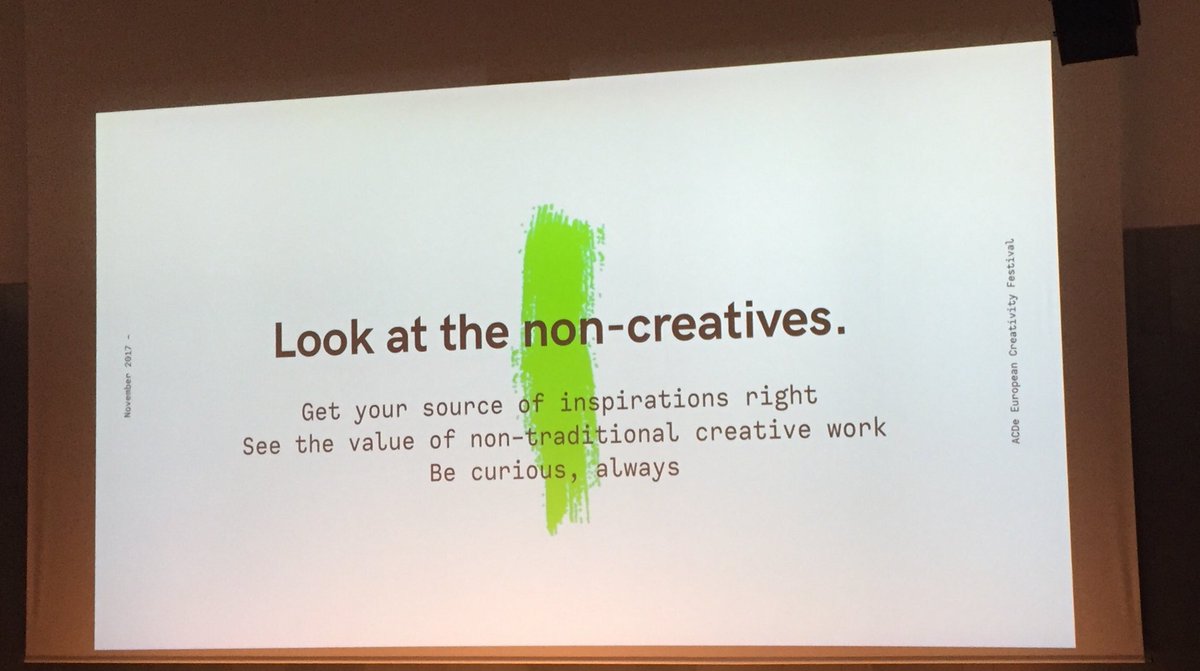 GabrielaLungu's tweet photo. #ADCE #europeancreativity Good advice! https://t.co/C0CYkdgN5E