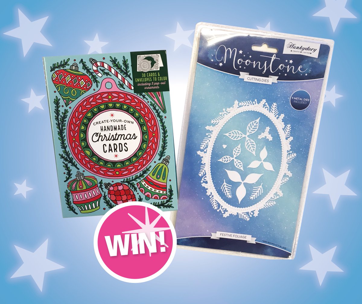 Quickcards's tweet image. #FRIDAYFREEBIE! RT &amp;amp; follow @Quickcards for your chance to win these @HunkydoryCrafts dies and Christmas card making kit! UK only, ends Tuesday 14 November! 🎄
