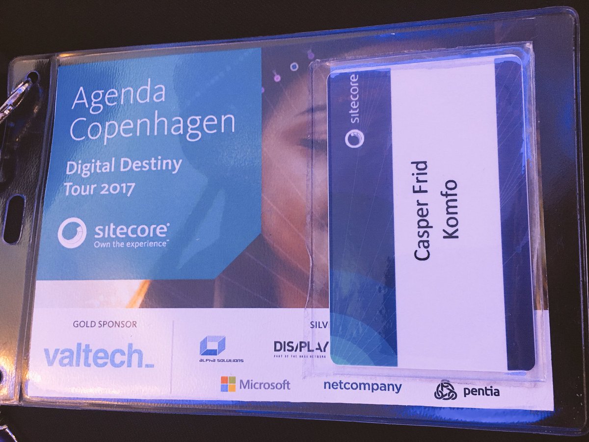 Sitecore xConnect and Cortex looks absolutely amazing! The integration in relation to social is such a great fit! <a href="/Sitecore/">Sitecore</a> @komfo