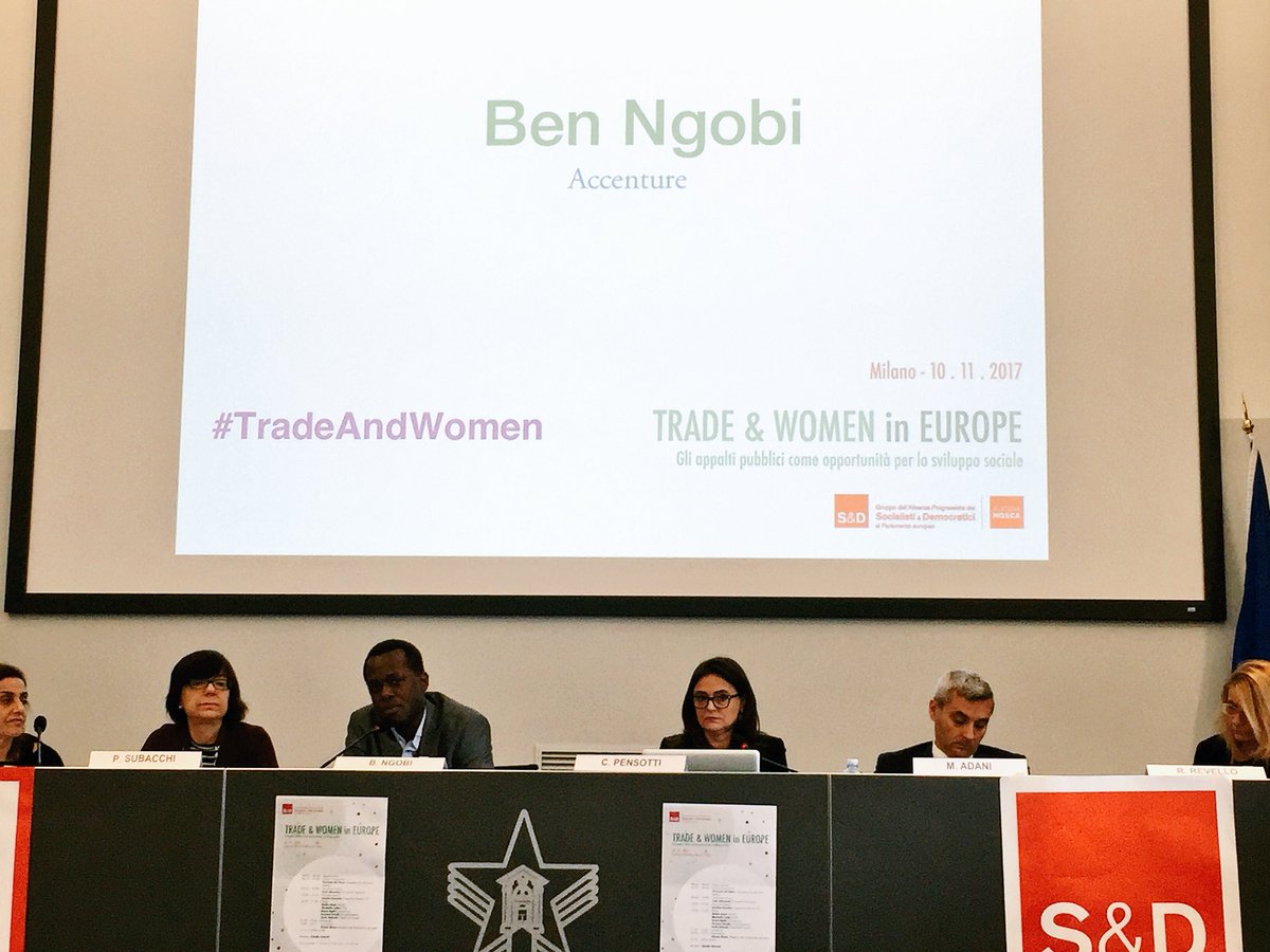 Great to have <a href="/Ngobi_B/">Ben Ngobi</a> with us today, such a champion of gender equality and inclusion through #procurement