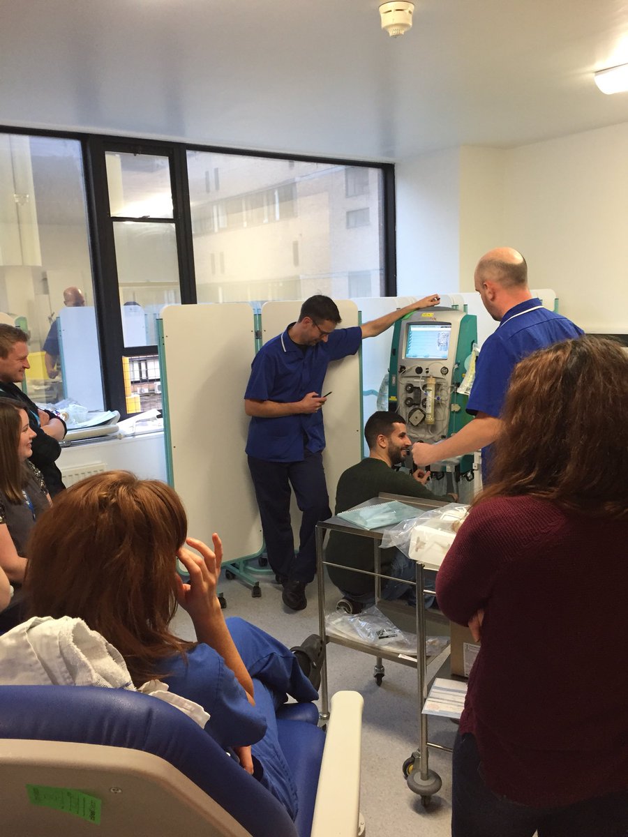 NUHCriticalCare's tweet photo. Advanced CVVH training for band 5s  ..... adding in humans factors of distraction. Great work team @pwh3235 @NUHCriticalCare https://t.co/5qThs8Duxd