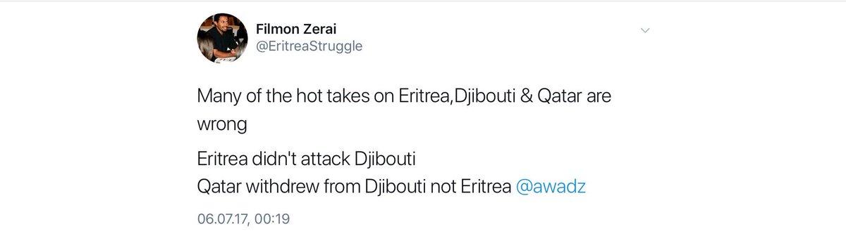 AlmazZerai's tweet photo. #Eritrea, „We lie the loudest when we lie to ourselves“ Erich Hoffer, implies to #PFDJists, be it about #AkriyaProtest, arbitrary arrests, disappearances, withdrawal of Qatar troops... https://t.co/9AuO50ioM1