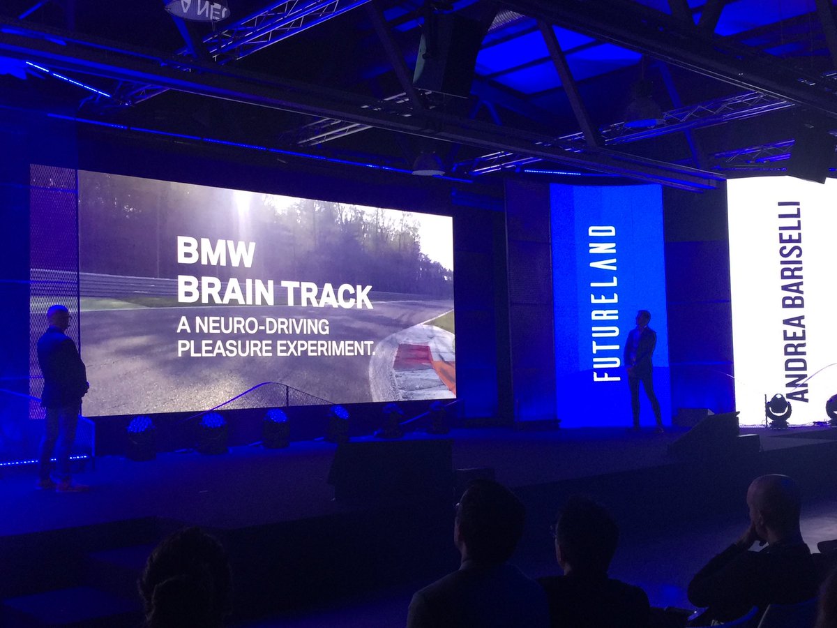 BMW Italia (@bmwitalia) on Twitter photo A #Futureland2017 è il momento di #BMWBrainTrack, l'esperimento neuroscientifico in collaborazione con <a href="/thimusproject/">Thimus Humanizing Neuroscience</a>. A #Futureland2017 è il momento di #BMWBrainTrack, l'esperimento neuroscientifico in collaborazione con <a href="/thimusproject/">Thimus Humanizing Neuroscience</a>.