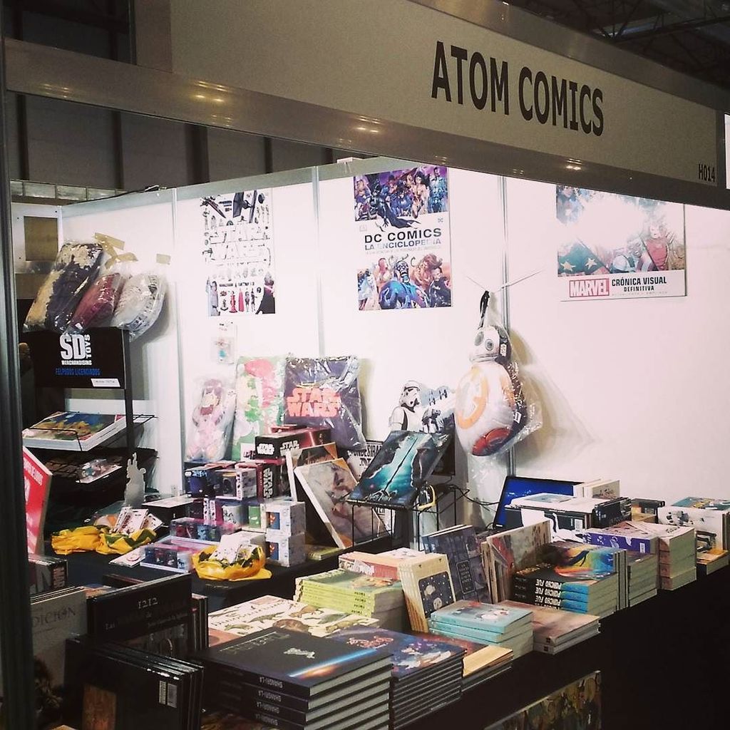 ATOMCOMICS's tweet photo. Aquí estamos, en @heroes_comiccon caseta #H014. #venirse https://t.co/PgK8OUfkE2 https://t.co/9OXIys5EHI