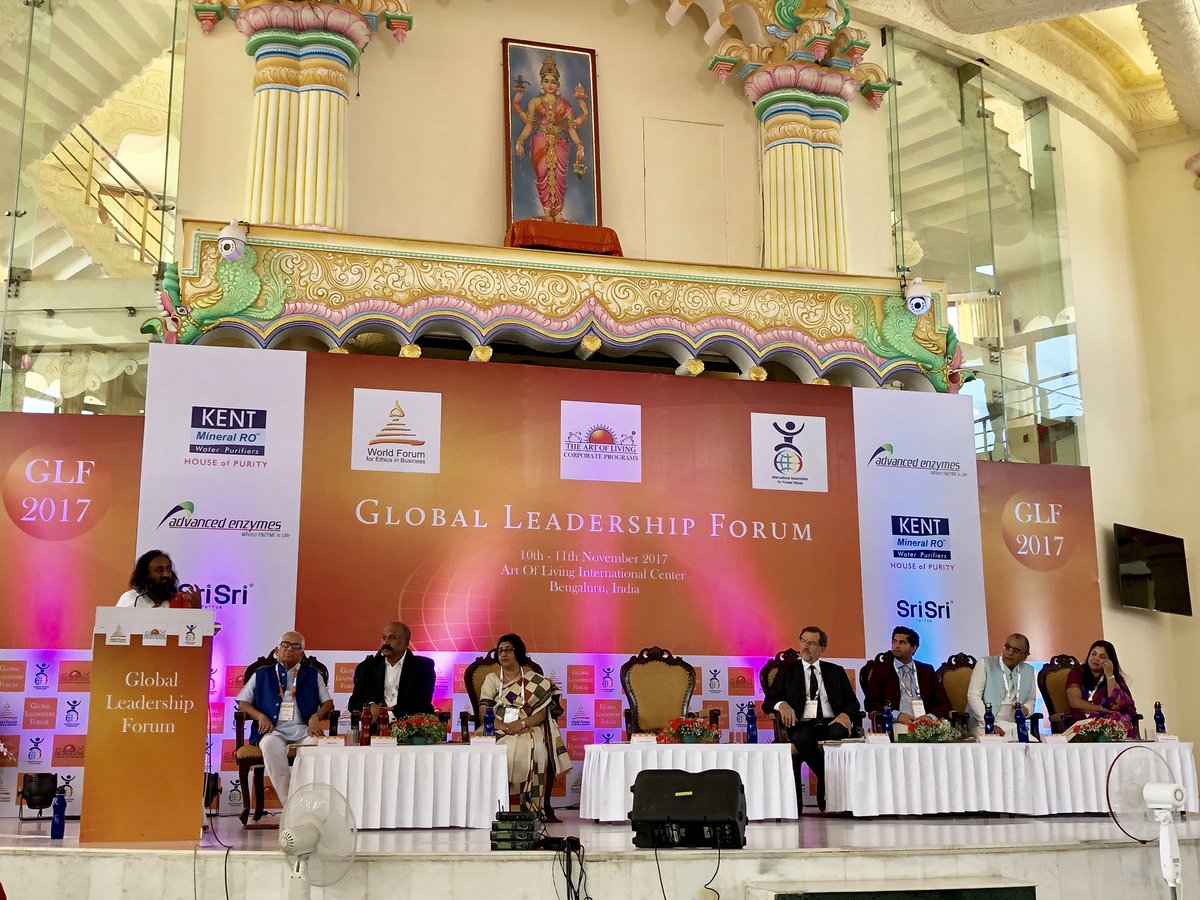 BeingNirvana's tweet photo. Honored to be speaking at the #GlobalLeadershipForum #GLF2017 @artofliving https://t.co/aEYurRTBHy