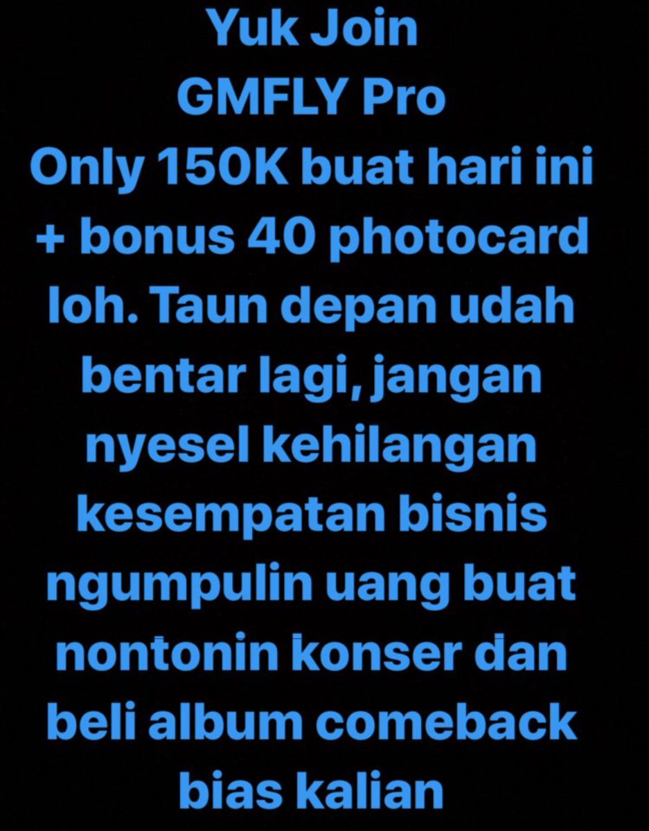 BellaKimDK's tweet photo. Join DM langsung aja
Kapan lagi bisnis modal 150K doang bisa nonton konser bias
#SHI2017 #WannaOneinJKT #WANNAONE #GmflyPro #Gmfly https://t.co/mxDHbnCASc