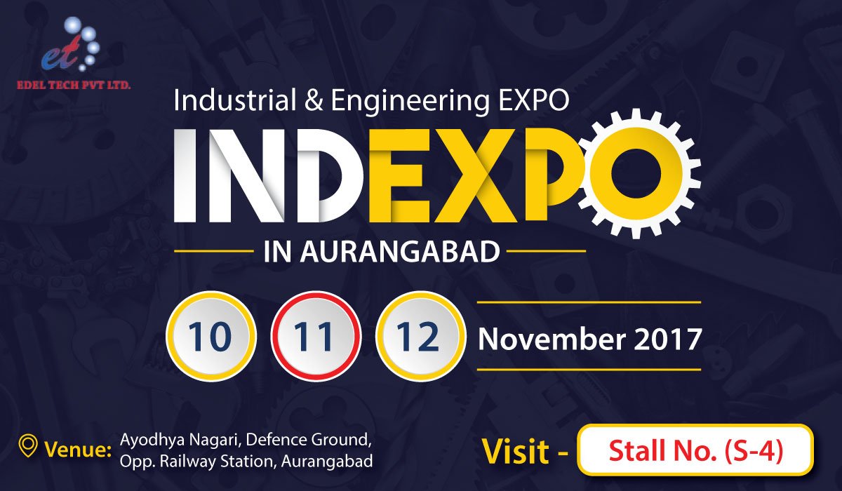 edel_tech's tweet photo. @edel_tech  are here at Industrial &amp; Engineering #EXPO #INDEXPO in #Aurangabad from 10 Nov to 12 Nov'2017. Do visit us at stall No.(S-4). #IndustrialExpo #SAPBusinessOne #SAP @anil_marali @Narahari_ET  @SAPIndia https://t.co/oFP7F6ryg5