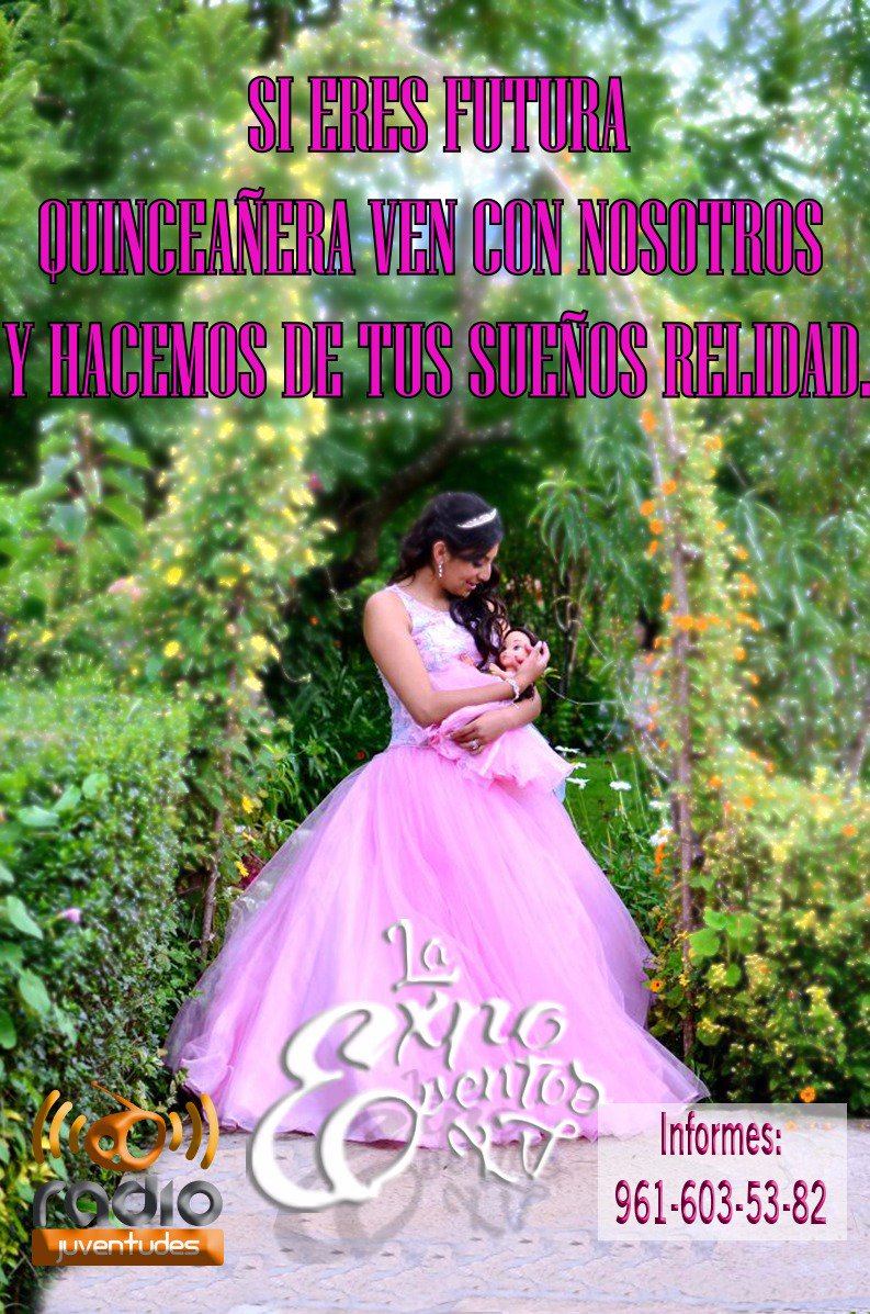 ExpoEventosXV's tweet photo. EXPO EVENTOS XV LLEGA PARA QUEDARSE, NO TE LO PIERDAS, TE ESPERAMOS.
PRÓXIMAMENTE TUXTLA GUTIERREZ 17 de Diciembre 2017
#EXPOEVENTOSXV https://t.co/hBkIjYjIr3
