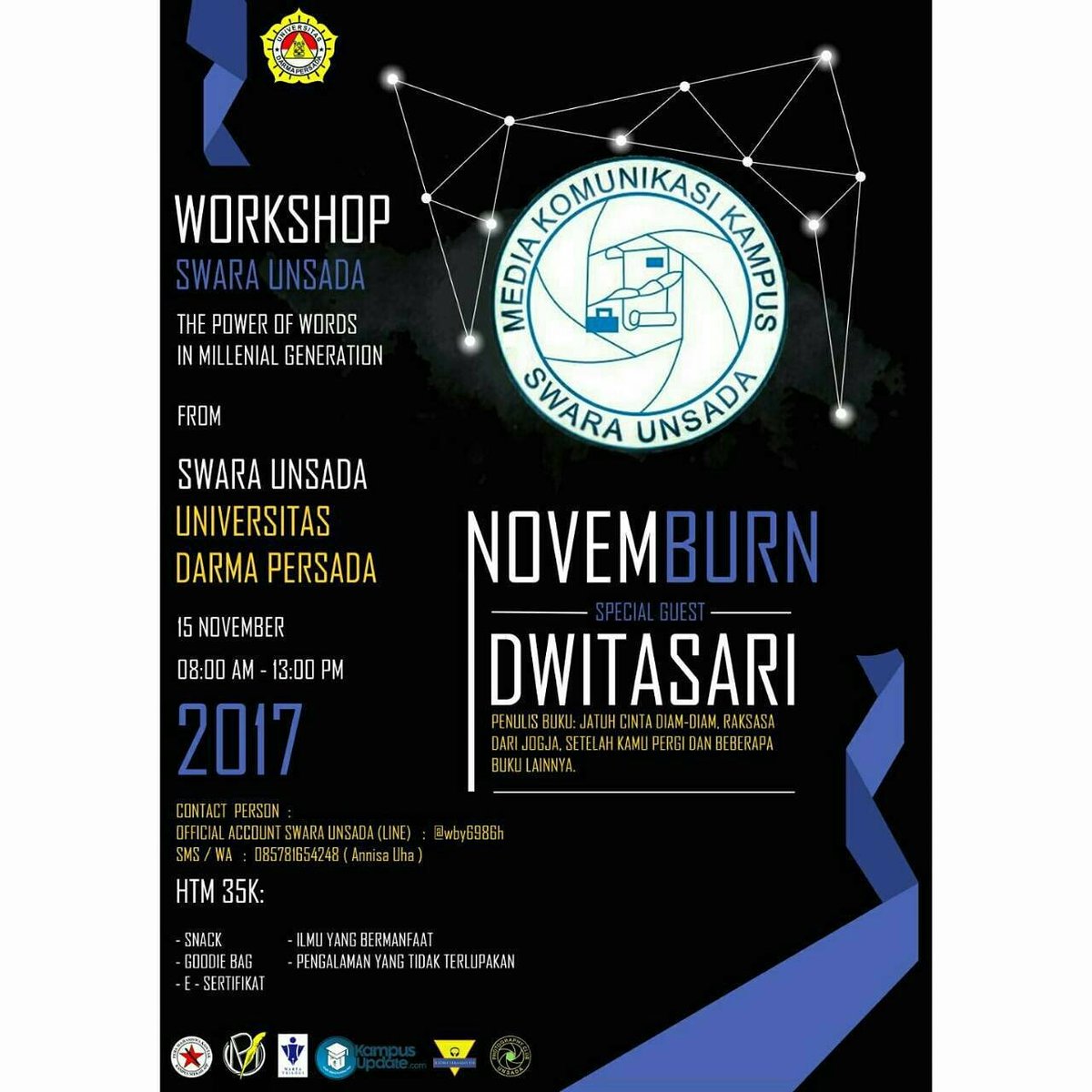 Holla teksavers! Yuk ikut acara <a href="/SwaraUnsada/">Swara Unsada</a> yang ketje ini. Info lengkapnya di lampiran poster berikut yaaa! See u there teksavers!
