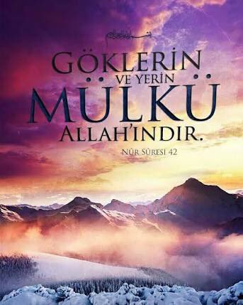 huseyin_aslan_'s tweet photo. De ki: “Ey mülkün sahibi olan Allah’ım! Sen mülkü dilediğine verirsin. Dilediğinden de mülk�� çeker alırsın. Dilediğini aziz edersin, dilediğini zelil edersin. Hayır senin elindedir. Şüphesiz sen her şeye hakkıyla gücü yetensin.”
(Al-i İmran Süresi 26.Ayet) 
HAYIRLI CUMALAR OLSUN. https://t.co/y3D5D1EXow