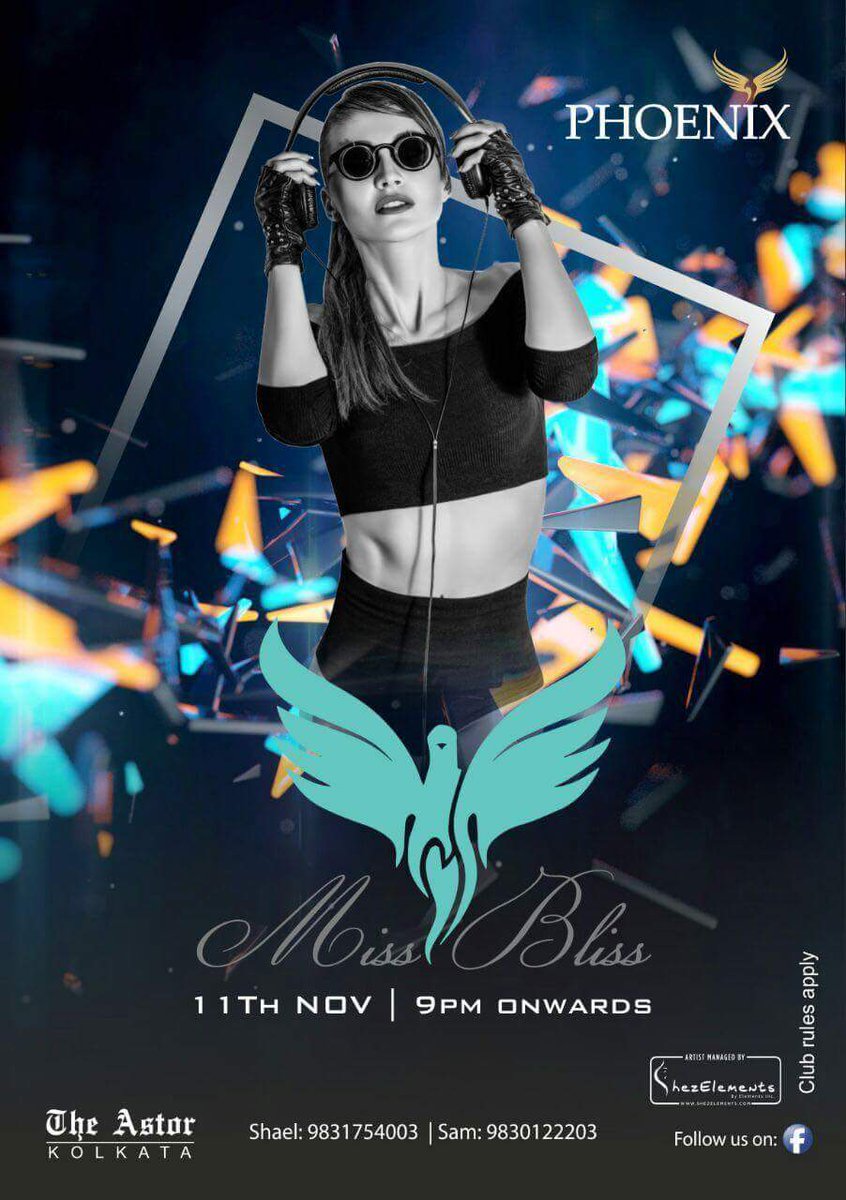 ShezElements's tweet photo. Julia Bliss 's #Techno alias MISS BLISS is ready to take over the decks in #Kolkata for a power packed Saturday night tomorrow. #LetsDoThis!! 🙌
.
#ShezElements https://t.co/HNukJDtJbe