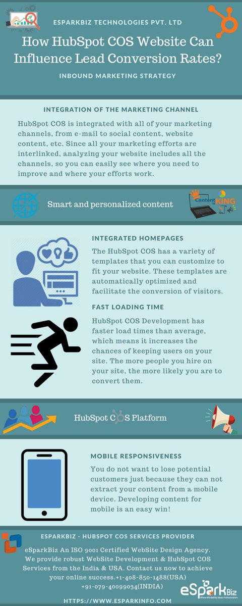 eSparkBiz's tweet image. How a #HubSpotCOSWebsite #HubSpotCOSTemplates Can Influence Lead Conversion Rates ..? Visit : goo.gl/o3z8cy
