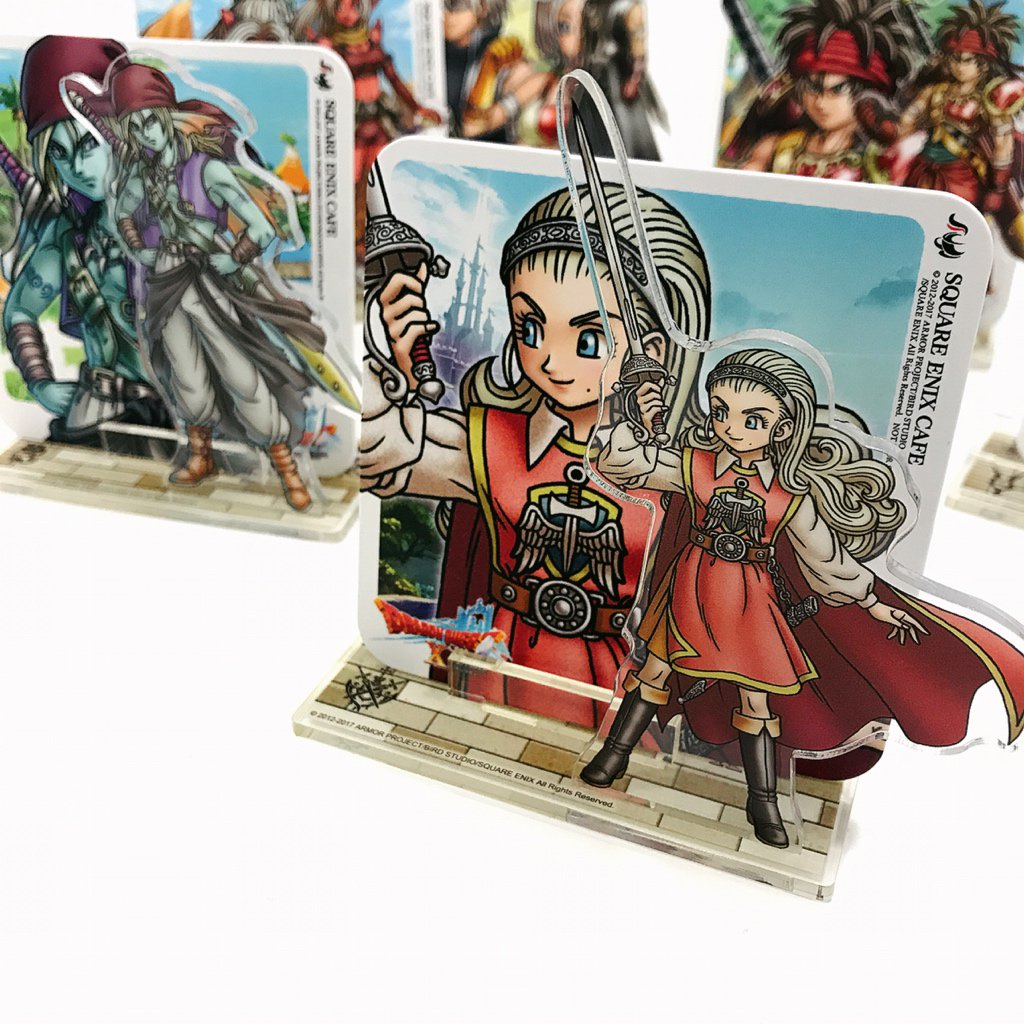 ドラゴンクエストⅩ アクリルスタンド　コースター　ドラクエ10 オンライン ドラゴンクエストⅩ アクリルスタンドコースタードラクエ10