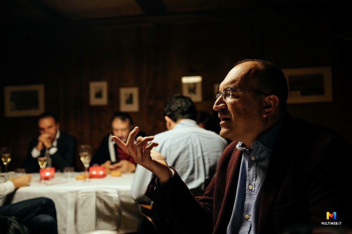 studioVitaliano's tweet image. La prima serata al #MWF2017 si passa sempre con gli amici di #Quintopasso. Roberto Saletta, Marco Chiesa, Pierangelo Martinelli, grazie per la compagnia e per gli abbinamenti ben pensati ai piatti di Andrea Fenoglio.