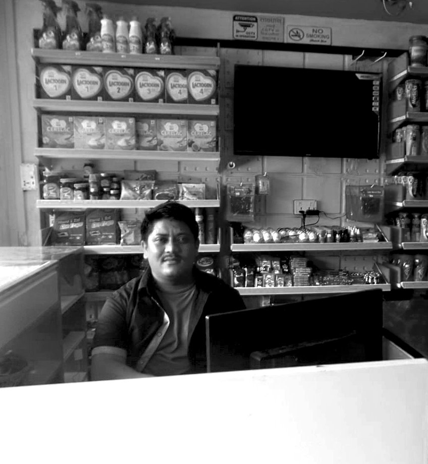 GlueDesignIndia's tweet photo. Quiktile sets foot in #Nepal.  48hr #renovation. #empowering #unorganisedretail, one store at a time. https://t.co/MIsjoTygFL