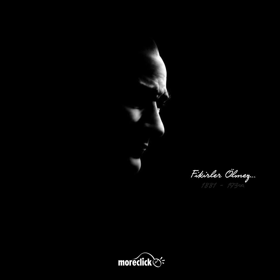 MoreClick's tweet image. Cumhuriyetimizin kurucusu Ulu Önder Gazi Mustafa Kemal Atatürk'ü ölümünün 79. yılında saygı ve özlemle anıyoruz... #10kasım